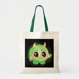 Fuzzy Vriendelijk Monster Creature Tote Bag
