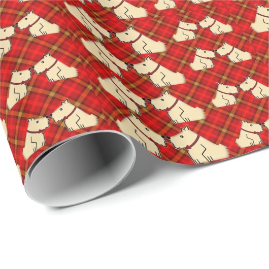 Fuzzy Wauzzy Scottish Guard Mini Cadeaupapier (Rol Hoek)