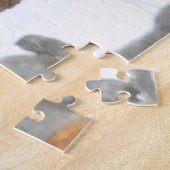 Fuzzy White Tailed Deer Fawn rustte in sneeuw Legpuzzel (Zijkant)