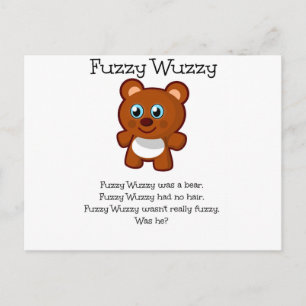 Fuzzy Wuzzy Briefkaart