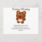 Fuzzy Wuzzy Briefkaart (Voorkant)