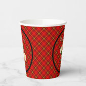 Fuzzy Wuzzy Schotse Guard (gepersonaliseerd) Papieren Bekers (Links)