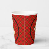 Fuzzy Wuzzy Schotse Guard (gepersonaliseerd) Papieren Bekers (Rechts)