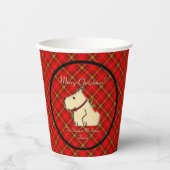 Fuzzy Wuzzy Schotse Guard (gepersonaliseerd) Papieren Bekers (Voorkant)
