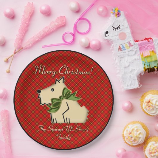 Fuzzy Wuzzy Schotse Guard (gepersonaliseerd) Papieren Bordje (Feest)