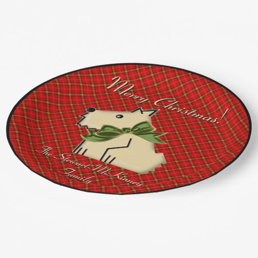 Fuzzy Wuzzy Schotse Guard (gepersonaliseerd) Papieren Bordje (Gekanteld)