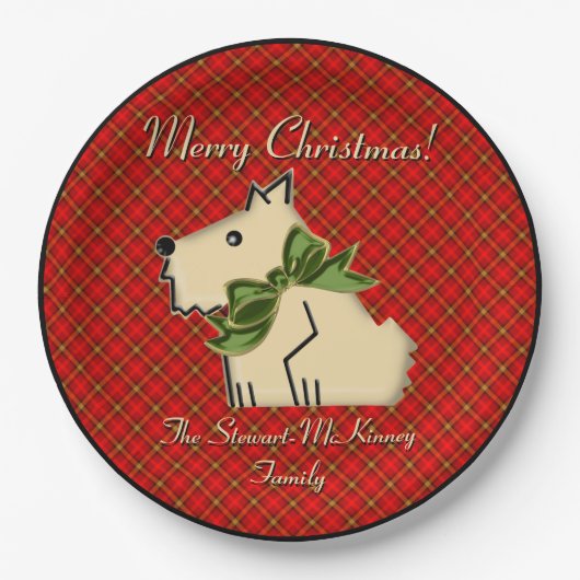 Fuzzy Wuzzy Schotse Guard (gepersonaliseerd) Papieren Bordje (Voorkant)