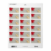 Fuzzy Wuzzy to-from cadeau Labels (Full Sheet)