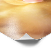 Fuzzy Yellow Duck Easter Baby Ducking Foto Afdruk (Hoek)