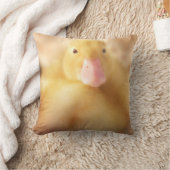 Fuzzy Yellow Duck Easter Baby Ducking Kussen (Deken)