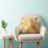 Fuzzy Yellow Duck Easter Baby Ducking Kussen (Stoel)
