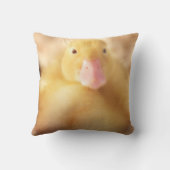 Fuzzy Yellow Duck Easter Baby Ducking Kussen (Achterkant)