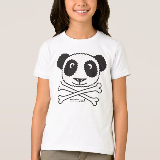 Fuzzybones™ Panda (Gong) T-shirt (Voorkant)