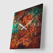 FuzzyFoxAr Vierkante Klok (Hoek)