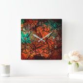 FuzzyFoxAr Vierkante Klok (Huis)