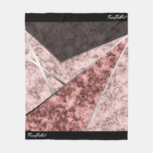 FuzzyFoxArt Fleece Deken (Voorkant)