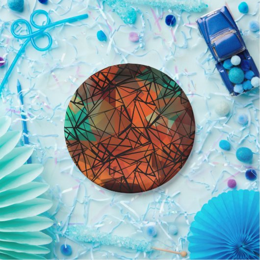 FuzzyFoxArt Papieren Bordje (Feest)