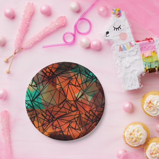 FuzzyFoxArt Papieren Bordje (Feest)