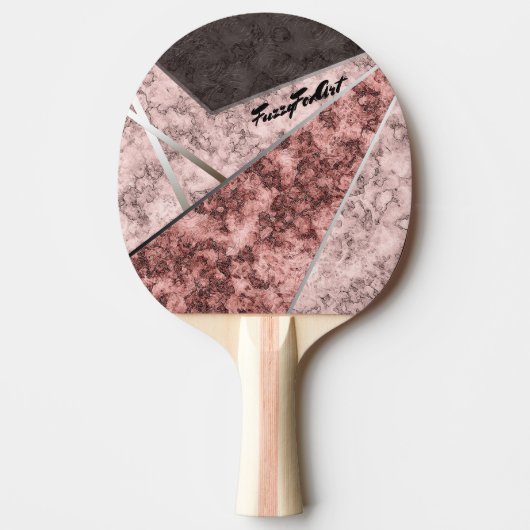 FuzzyFoxArt Tafeltennisbatje (Voorkant)