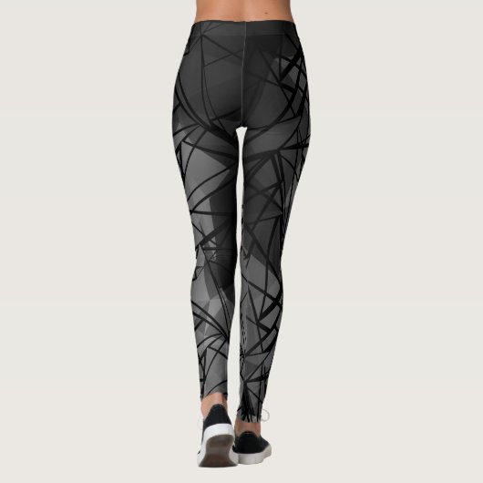 FuzzyFoxArt, veelhoek Leggings (Achterkant)