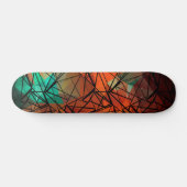 FuzzyFoxArt, veelhoek Persoonlijk Skateboard (Horizontaal)