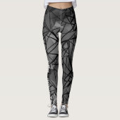 FuzzyFoxArt, veelhoekige Leggings (Voorkant)