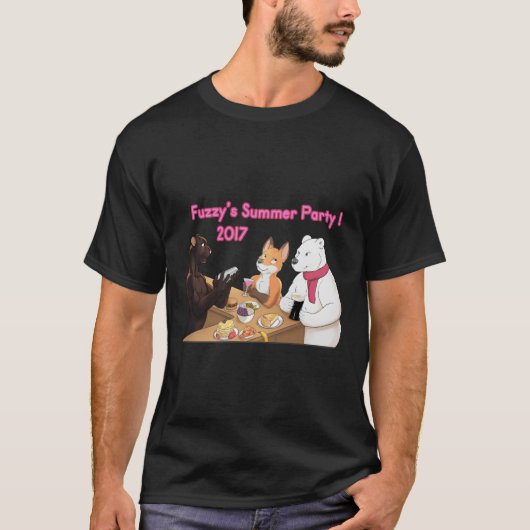Fuzzy's Party, Summer 2017! Tee Shirt (Voorkant)