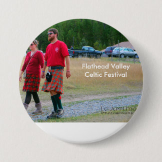 FV Celtic Festival Grote, 3 inch ronde knop Button 7,6 Cm