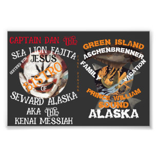 FV COHO CAPT DAN ZEE OTTER FAJITA JESUS ALASKA FOTO AFDRUK