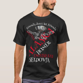 FV COHO Vriend's COD VISS EN FRIETEN ALASKA AK T-shirt