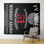 FV Mighty O Halibut Slayers Whittier Alaska Wandkleed (In Situ (horizontaal))