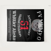 FV Mighty O Halibut Slayers Whittier Alaska Wandkleed (Voorkant (horizontaal))