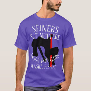 FV TRAWLERS TREILNETVISSERS FRISDRANKCLUBS ALASKA  T-SHIRT