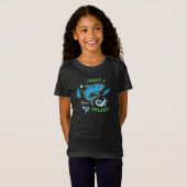 FVES I Make A Splash, Sharks Jeugd/Zwart T-shirt (Voorkant volledig)