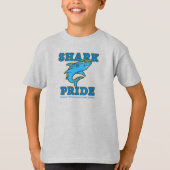 FVES Shark Pride, Ash Youth T-shirt (Voorkant)
