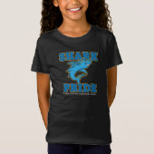 FVES Shark Pride, Zwart/Jeugd T-shirt (Voorkant)