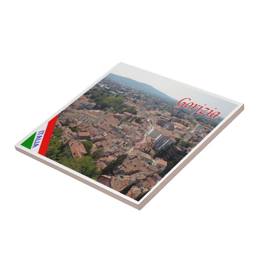 FVG004 GORIZIA, Uitzicht, Italië, Tegeltje (Zijkant)