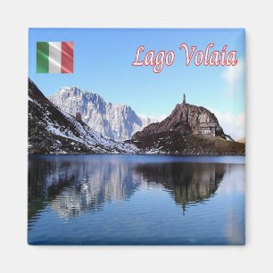 FVG007 LAGO VOLAIA - Panorama - Italië - Fridge Magneet
