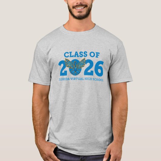 FVHS Class of 2026 T-shirt (grijs) (Voorkant)