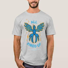 FVHS Firedbirds - All Fired Up, Grijs T-shirt