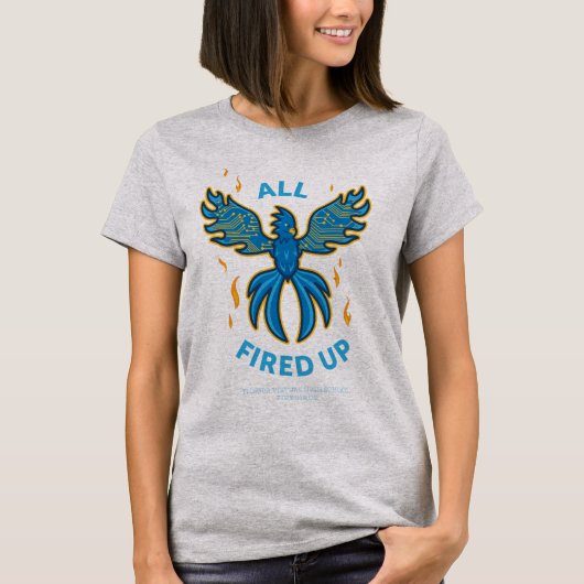 FVHS Firedbirds - All Fired Up, Grijs Vrouwen T-shirt (Voorkant)