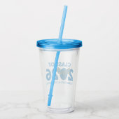 FVHS Klasse van 2026 Acryl Tumbler Acryl Drinkbeker (Achterkant)