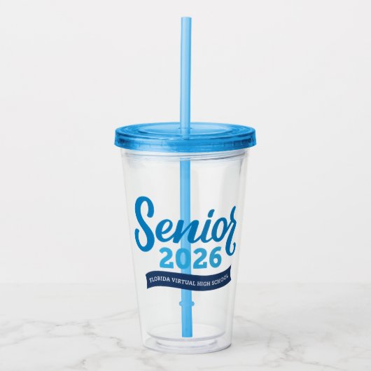 FVHS Senior 2026 Acryl Tumbler Acryl Drinkbeker (Voorkant)