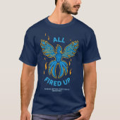 FVHS Vuurvogels - All Fired Up, Navy T-shirt (Voorkant)