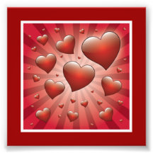 FVHWRV REDS RAYS HEARTS LOVE FRIENDSHIP FLIRTING