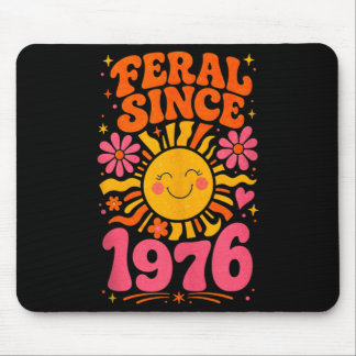 Fvibesl Sinds 1976 Retro Zon - Grappige 50e Verjaa Muismat