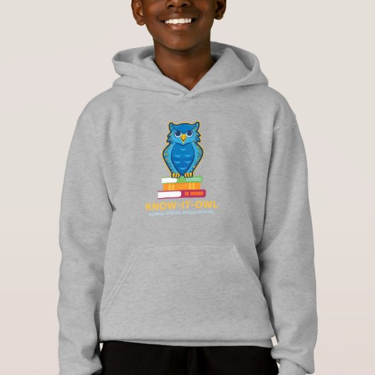 FVMS Kenner van Alles, Grijze Hoodie (Voorkant)