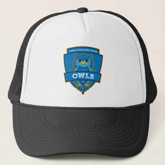 FVMS Owls Crest Trucker Pet (Voorkant)