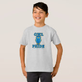 FVMS Uil Pride, Ash/Jeugd T-shirt (Voorkant volledig)