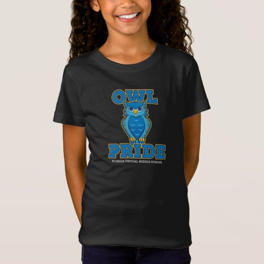 FVMS Uil Pride, Grijs/Jeugd T-shirt (Voorkant)